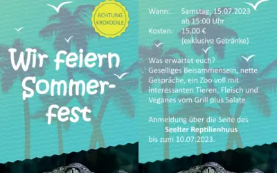 Sommerfest im Reptilienhuus